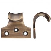 FB30FB - Zoo Hardware Fulton & Bray Sash Lift 51mm x 48mm (Heavy Duty) Florentine Bronze