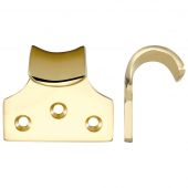 FB30PVD - Zoo Hardware Fulton & Bray Sash Lift 51mm x 48mm (Heavy Duty) Polished Brass