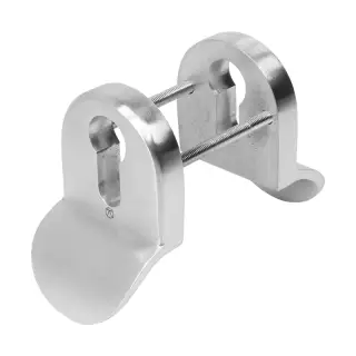 BLU Performance CP76 Euro Profile Cylinder Pull Set Back-to-Back, Up to 50mm Door Thickness, 316 Cast Satin Stainless Steel (CP76-SSS)