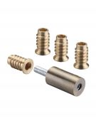 FB31FBBP - Zoo Hardware Fulton & Bray Roller Sash Stops 29mm (2 x Stops + 4 x Ferrules) Florentine Bronze