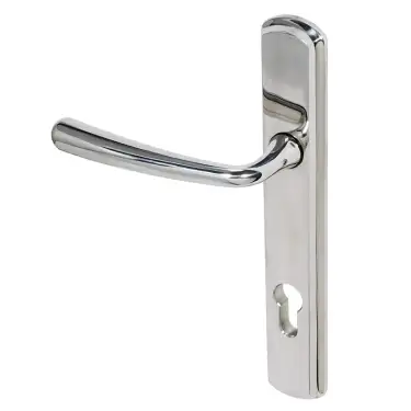 Click Here To Enlarge This Photo Of BLU Performance Pera Multipoint Door Lock Handle, Dual Sprung, 316 Grade Polished Stainless Steel (PER092-PSS)
