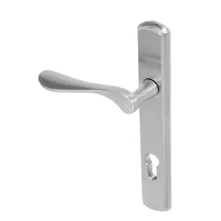 BLU Performance Regent Right Hand Multipoint Door Lock Handle, Dual Sprung, 316 Grade Satin Stainless Steel (REG092-RH-SSS)