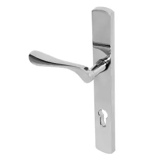 BLU Performance Regent Right Hand Multipoint Door Lock Handle, Dual Sprung, 316 Grade Polished Stainless Steel (REG095-RH-PSS)