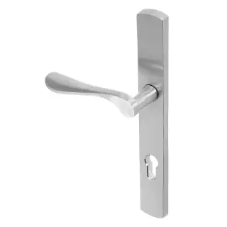 BLU Performance Regent Right Hand Multipoint Door Lock Handle, Dual Sprung, 316 Grade Satin Stainless Steel (REG095-RH-SSS)