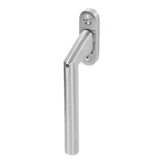 BLU Performance SST100 Inline Angled Lockable Window Espag Handle, 316 Satin Stainless Steel (SST100-SSS)