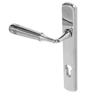 BLU Performance Opera  Multipoint Door Lock Handle, Dual Sprung, 316 Grade Polished Stainless Steel (TBH092-PSS)