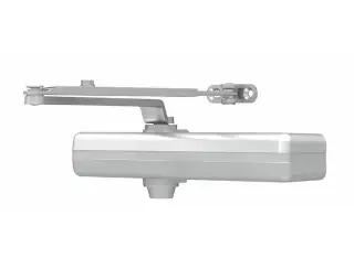 LCN 1461.US28 Standard Duty EN.2-5 Overhead Door Closer with Backcheck & Plastic Cover - Silver