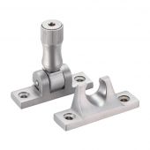 FB32LCKSC - Zoo Hardware Fulton & Bray Brighton Pattern Sash Fastener (Locking) Satin Chrome