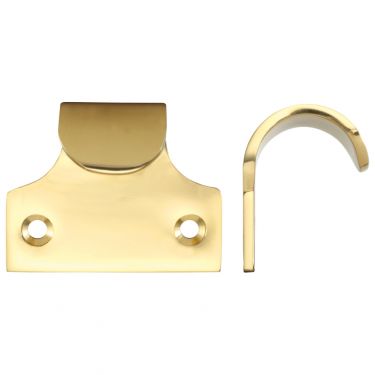 Click Here To Enlarge This Photo Of FB33 - Zoo Hardware Fulton & Bray Sash Lift 51 x 48mm - Polished Brass