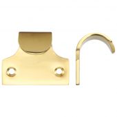 FB33 - Zoo Hardware Fulton & Bray Sash Lift 51 x 48mm - Polished Brass