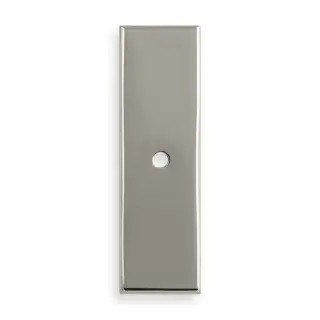 AWBP76PN - Alexander & Wilks Rectangular Cabinet Knob Backplate - Polished Nickel