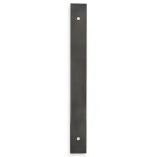 AWBP160DBZPVD - Alexander & Wilks Rectangular Cabinet Pull Backplate 200mm x 22mm (160mm c/c) - Dark Bronze PVD