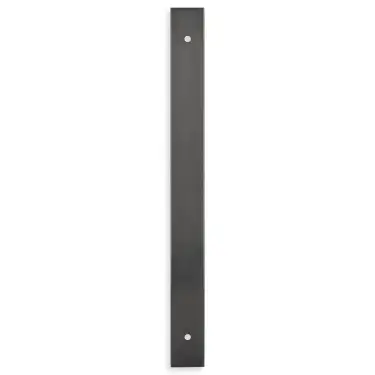 Click Here To Enlarge This Photo Of AWBP192DBZPVD - Alexander & Wilks Rectangular Cabinet Pull Backplate 232mm x 22mm (192mm c/c) - Dark Bronze PVD