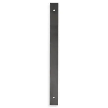 Click Here To Enlarge This Photo Of AWBP224DBZPVD - Alexander & Wilks Rectangular Cabinet Pull Backplate 264mm x 22mm (224mm c/c) - Dark Bronze PVD