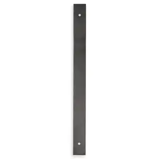 AWBP224DBZPVD - Alexander & Wilks Rectangular Cabinet Pull Backplate 264mm x 22mm (224mm c/c) - Dark Bronze PVD