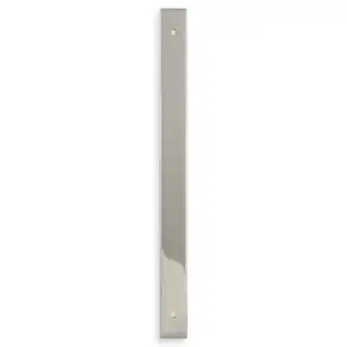 AWBP224PN - Alexander & Wilks Rectangular Cabinet Pull Backplate 264mm x 22mm (224mm c/c) - Polished Nickel