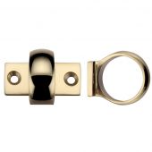 FB34 - Zoo Hardware Fulton & Bray Window Sash Ring Polished Brass