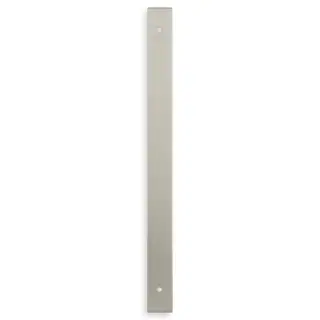 AWBP224SN - Alexander & Wilks Rectangular Cabinet Pull Backplate 264mm x 22mm (224mm c/c) - Satin Nickel