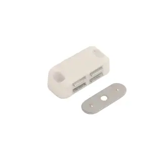 8261 - Chase Hardware White Single Magnetic Catch (4kg)