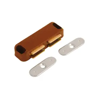 8264 - Chase Hardware Brown Double Magnetic Catch (6kg)