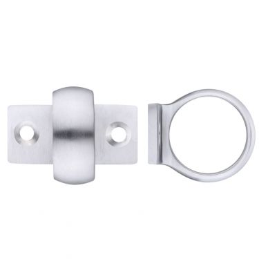 Click Here To Enlarge This Photo Of FB34SC - Zoo Hardware Fulton & Bray Window Sash Ring Satin Chrome
