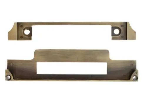 Click Here To Enlarge This Photo Of Atlantic - ALKREBSEAB Atlantic Euro Sashlock Rebate Kit (minimum 45mm doors) - Antique Brass