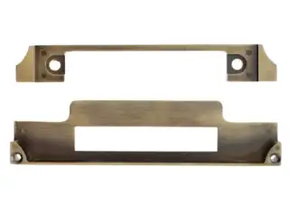 Atlantic - ALKREBSEAB Atlantic Euro Sashlock Rebate Kit (minimum 45mm doors) - Antique Brass