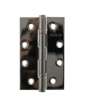 Click Here To Enlarge This Photo Of Atlantic - AH42525BN Slim Knuckle Ball Bearing Hinges 4″ x 2.5″ x 2.5mm – Black Nickel