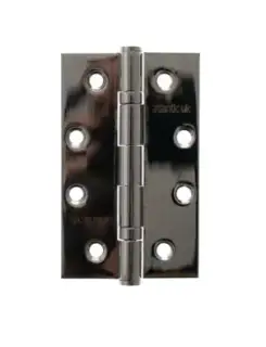 Atlantic - AH42525BN Slim Knuckle Ball Bearing Hinges 4″ x 2.5″ x 2.5mm – Black Nickel