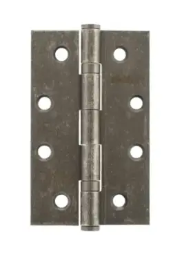 Click Here To Enlarge This Photo Of Atlantic - AH42525DS Slim Knuckle Ball Bearing Hinges 4″ x 2.5″ x 2.5mm – Distressed Silver