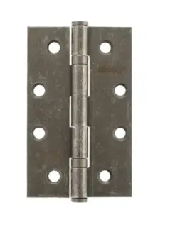 Atlantic - AH42525DS Slim Knuckle Ball Bearing Hinges 4″ x 2.5″ x 2.5mm – Distressed Silver