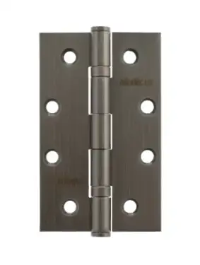 Click Here To Enlarge This Photo Of Atlantic - AH42525MBN Slim Knuckle Ball Bearing Hinges 4″ x 2.5″ x 2.5mm – Matt Gun Metal