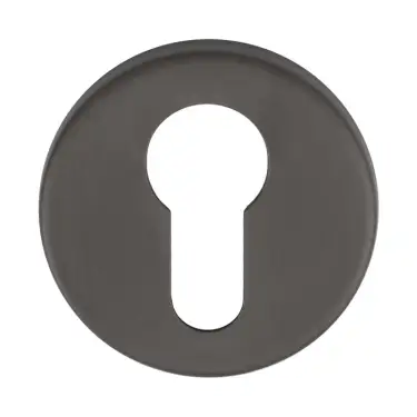 Click Here To Enlarge This Photo Of RE001ANT - Carlisle Brass Manital Euro Profile Escutcheon on Concealed Fix Round Rose - Anthracite