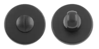 RE004BLK - Carlisle Brass Manital Turn and Release on Concealed Fix Round Rose - Matt Black