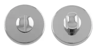 RE004CP - Carlisle Brass Manital Turn and Release on Concealed Fix Round Rose - Polished Chrome