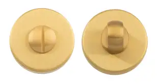 RE004SB - Carlisle Brass Manital Turn and Release on Concealed Fix Round Rose - Satin Brass