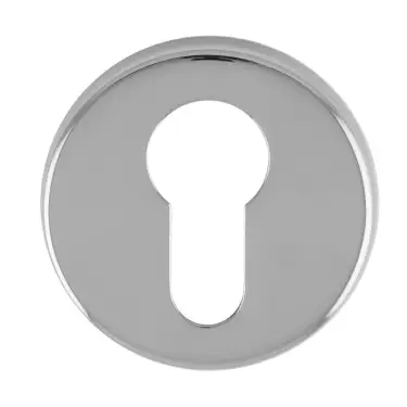 Click Here To Enlarge This Photo Of RE001CP - Carlisle Brass Manital Euro Profile Escutcheon on Concealed Fix Round Rose - Polished Chrome