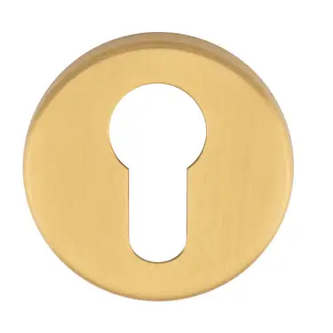 Click Here To Enlarge This Photo Of RE001SB - Carlisle Brass Manital Euro Profile Escutcheon on Concealed Fix Round Rose - Satin Brass