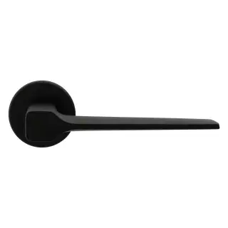 SC5BLK - Carlisle Brass Manital 'Sonica' Lever on Sprung Round Rose - Matt Black