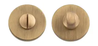 RE004AB - Carlisle Brass Manital Turn and Release on Concealed Fix Round Rose - Antique Brass