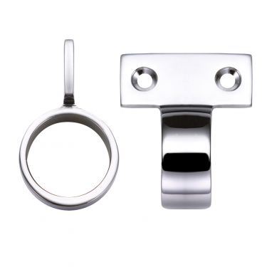 Click Here To Enlarge This Photo Of FB36CP - Zoo Hardware Fulton & Bray Window Sash Ring (Vertical Fix) 28mm dia Polished Chrome