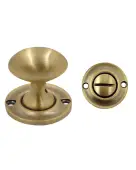 FB42FB - Zoo Hardware Fulton & Bray Oval Thumb Turn with Coin Release (5mm spindle) Florentine Bronze