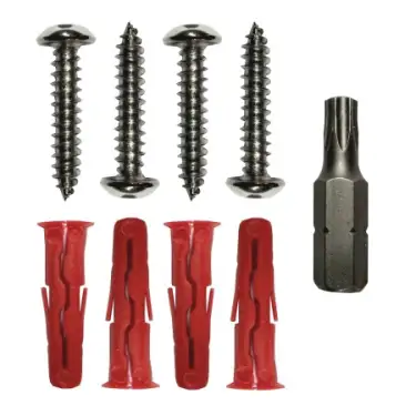 Click Here To Enlarge This Photo Of Tamperproof Sign Wall Fixing Kit