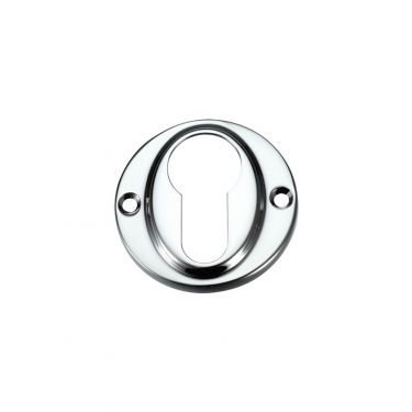 Click Here To Enlarge This Photo Of FB51CP - Zoo Hardware Fulton & Bray Euro Profile Escutcheon Polished Chrome