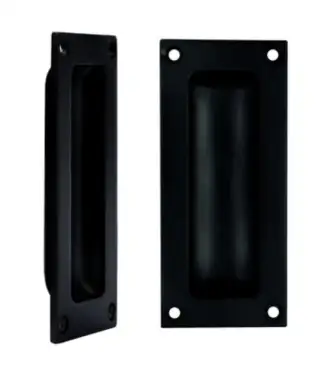 Click Here To Enlarge This Photo Of FB90PVDDB - Zoo Hardware Fulton & Bray Flush Pull - 102 x 45mm (13mm Depth) PVD Dark Bronze