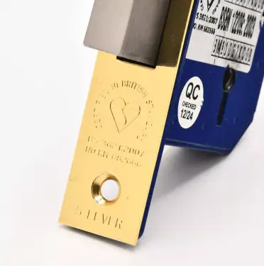 Click Here To Enlarge This Photo Of TSSRETROMDL25B - TSS Retro Fit British Standard 5 Lever Mortice Deadlock 67mm Polished Brass (Chubb 3G114E)