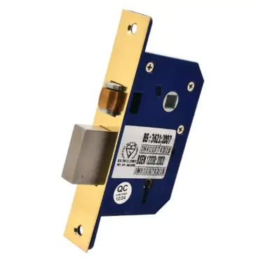 Click Here To Enlarge This Photo Of TSSRETROMSL25B - TSS Retro Fit British Standard 5 Lever Mortice Sashlock 67mm Polished Brass (Chubb 3K74E)