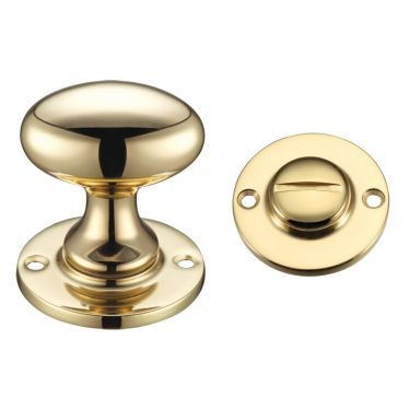 Click Here To Enlarge This Photo Of FB54 - Zoo Hardware Fulton & Bray Turn & Release Polished Brass