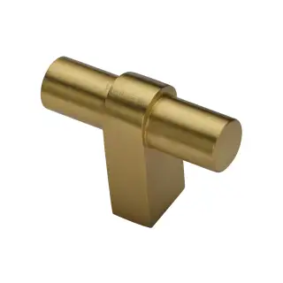 C2482-SB Heritage Brass Industrial T-Bar Cabinet Knob Satin Brass Finish