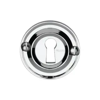 V1016-PC Heritage Brass Open Keyhole Round Polished Chrome Finish